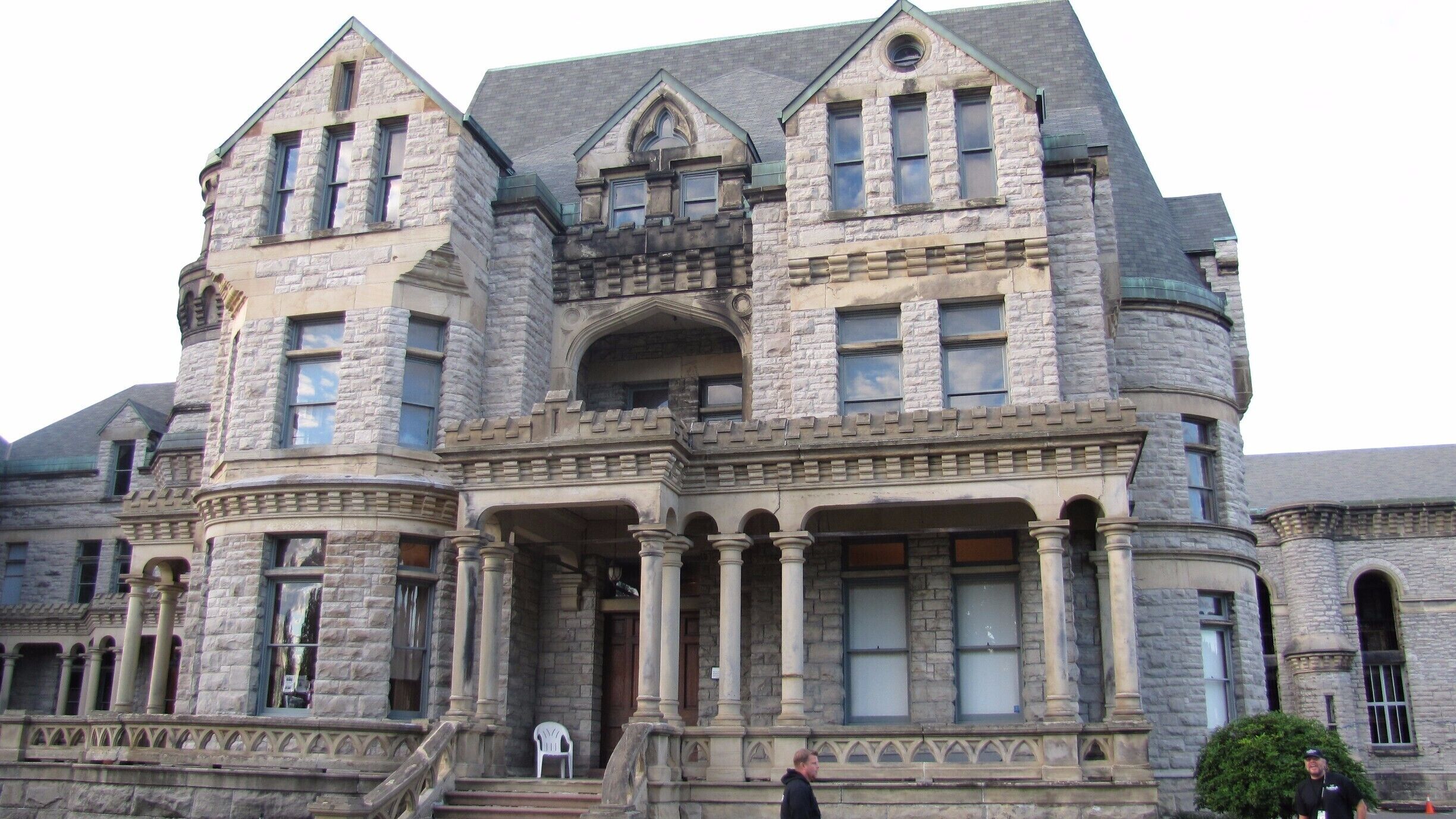 Mansfield Reformatory - this used to be a working prison but has been abandoned for many years. It's a gorgeous structure. The Shawshank Redemption was filmed here.