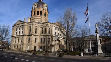 Tuscarawas County Courthouse in New Philadelphia Ohio.