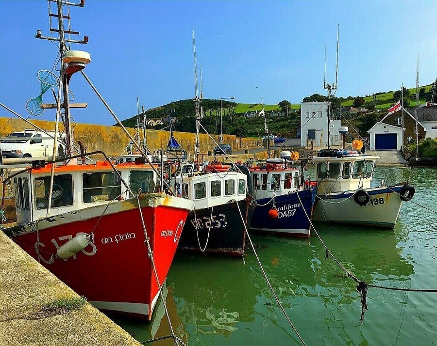 Fishing boats in Southern Ireland.
