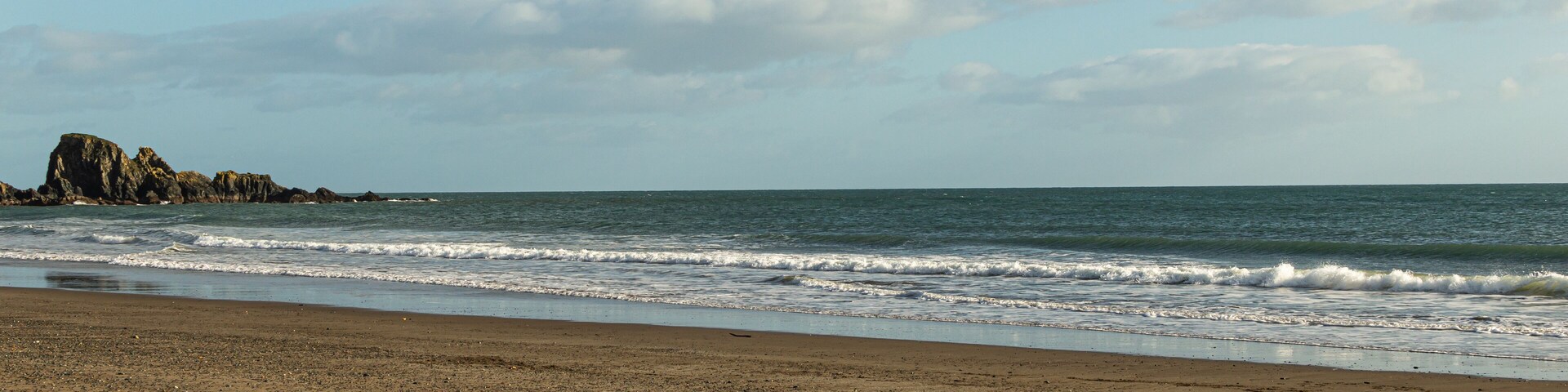 Copper Coast, landskape, cliffs, Bunmahon Beach In Waterford, ireland