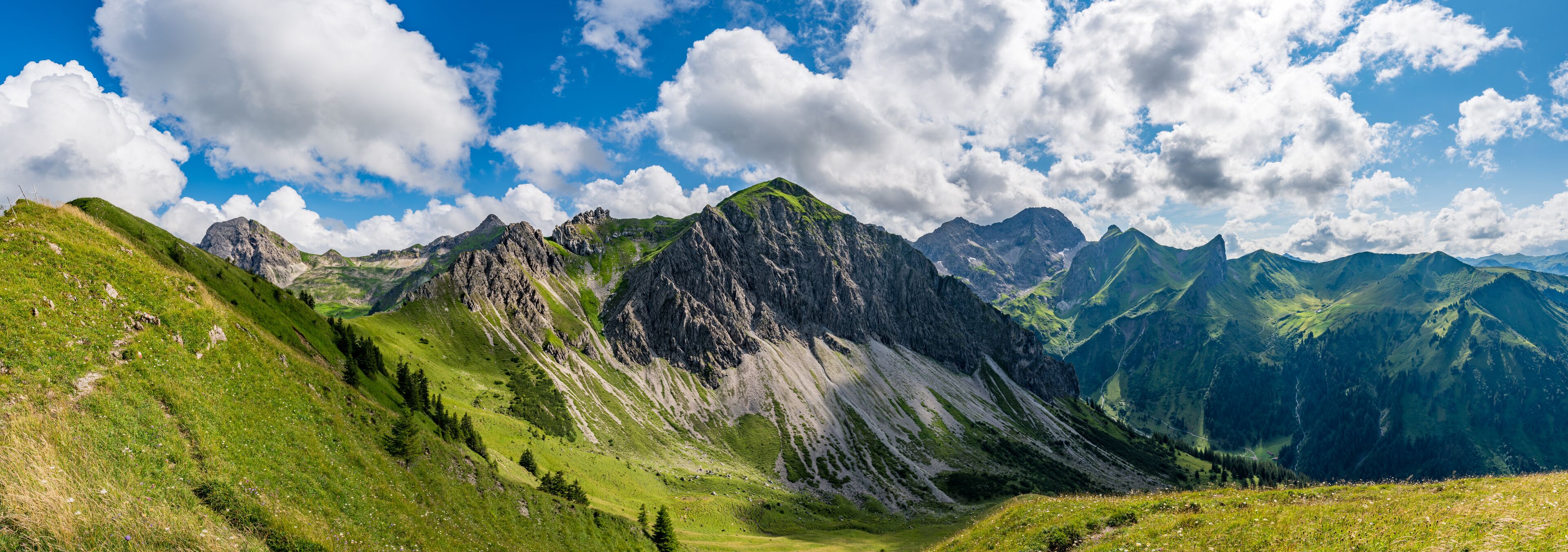 Mountain tour to the Tobermann summit in Vorarlberg Austria from Schoppernau