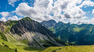Mountain tour to the Tobermann summit in Vorarlberg Austria from Schoppernau