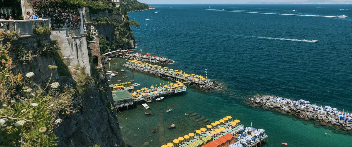 Sorrento Coast featuring general coastal views, landscape views and a coastal town