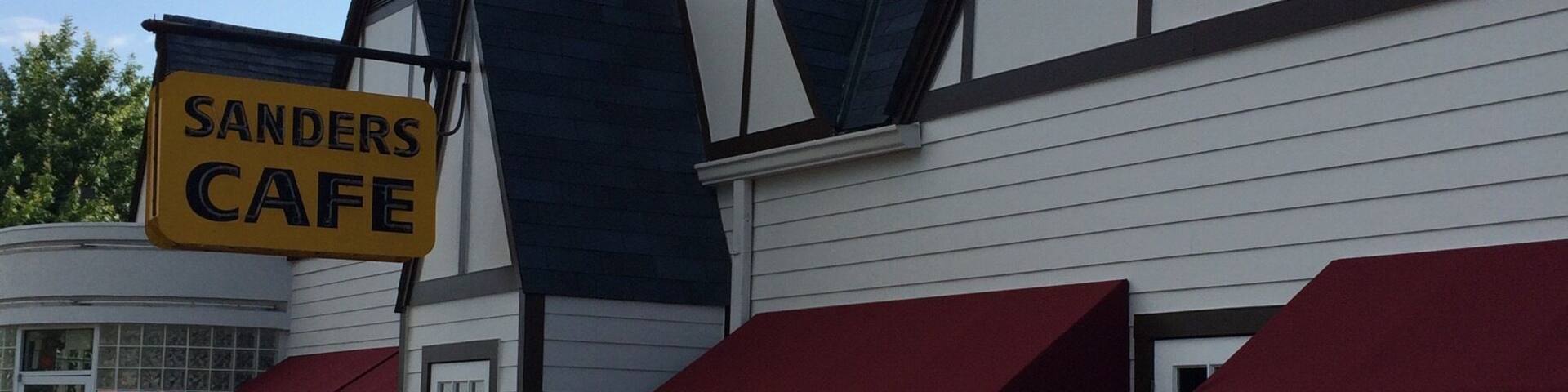 THE ORIGINAL place where Kentucky Fried Chicken was first created and served. The original kitchen is inside as well as a model motel room from his motel, his dining room set, office, and MANY other things. It was an awesome place to check out while we were in the area for Cumberland Falls.