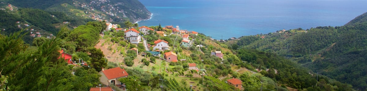 Moneglia showing a house and a coastal town