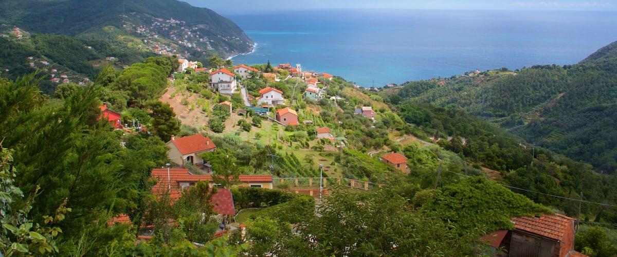 Moneglia showing a house and a coastal town
