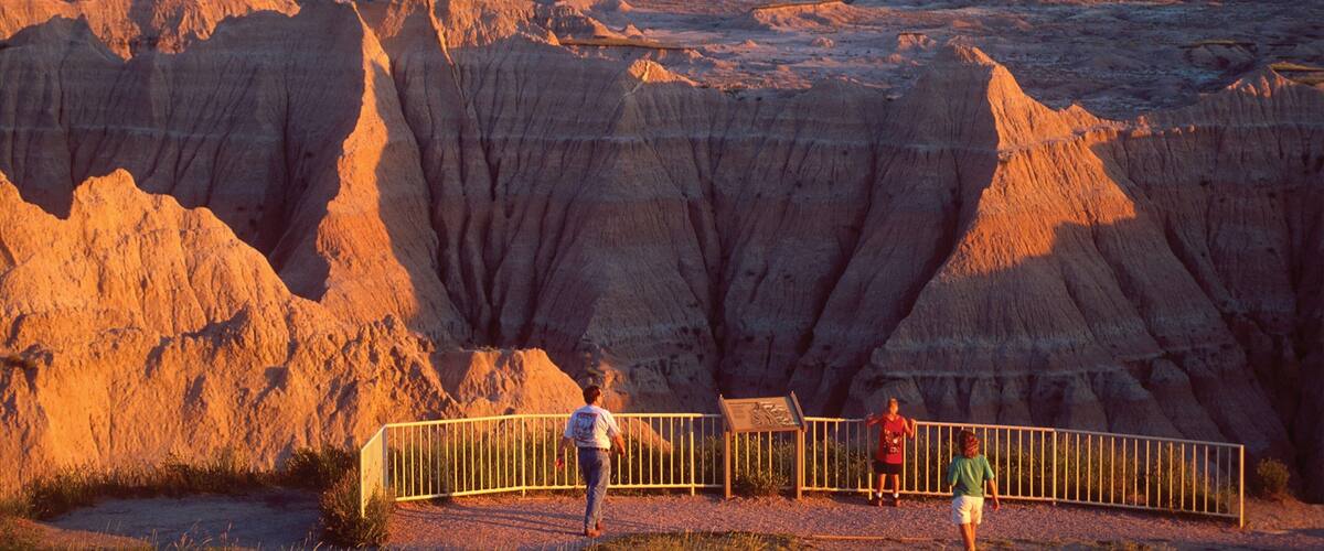 Rapid City featuring a gorge or canyon and views as well as a family