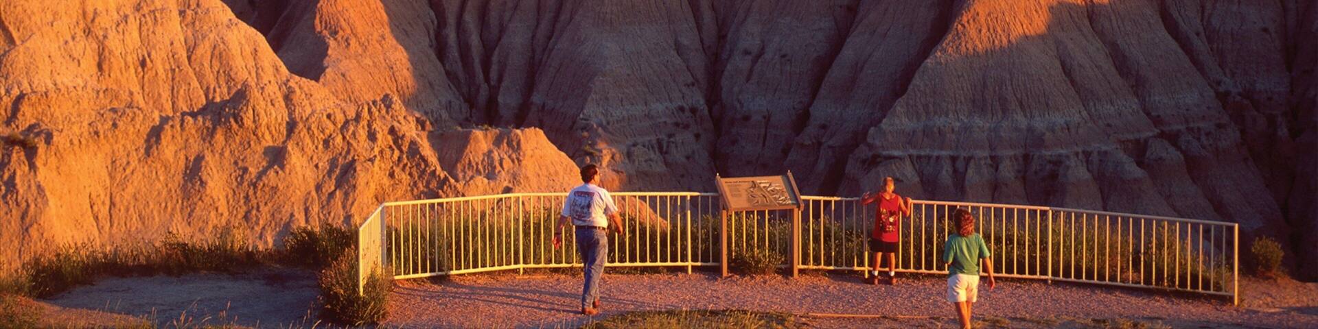 Rapid City featuring a gorge or canyon and views as well as a family