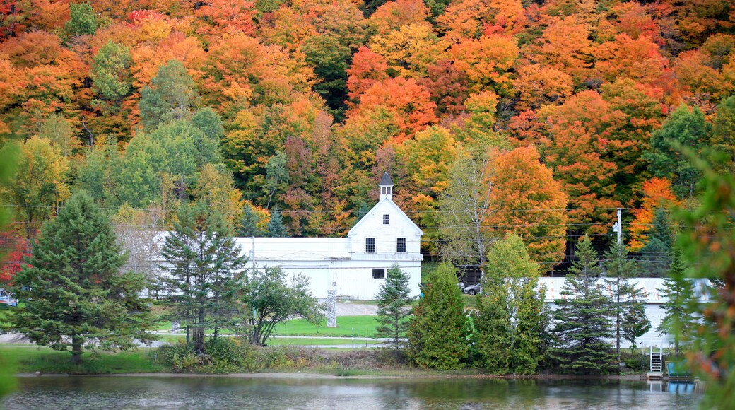 Danville Vermont church from Joe's pond