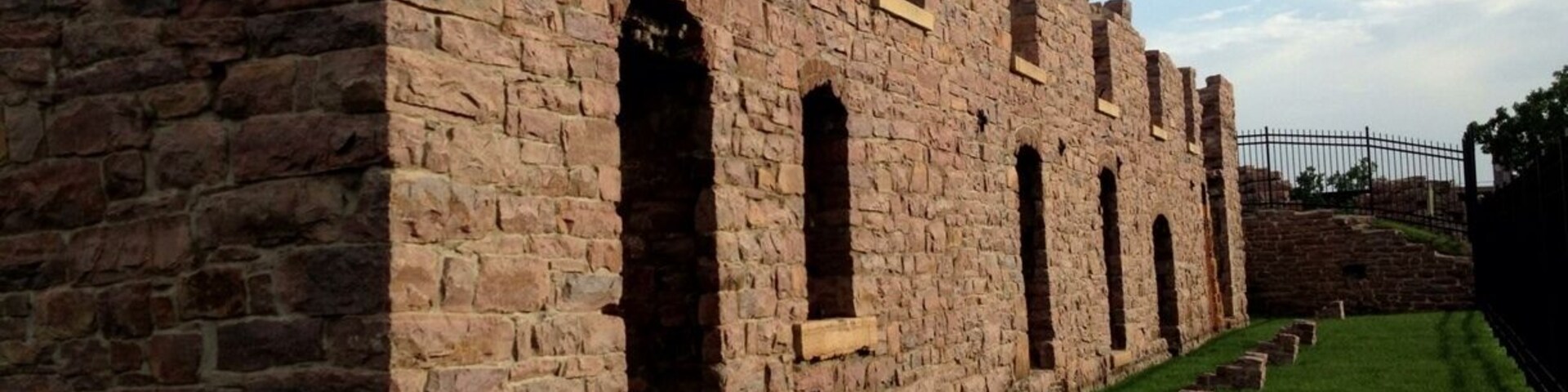 Ruins of the century old Queen Bee mill, which was located here, at one time standing seven stories tall.