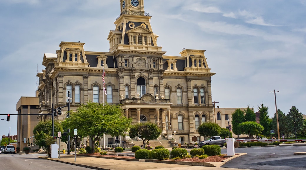 The Muskingum County Courthouse is a historic building in Zanesville, Ohio.