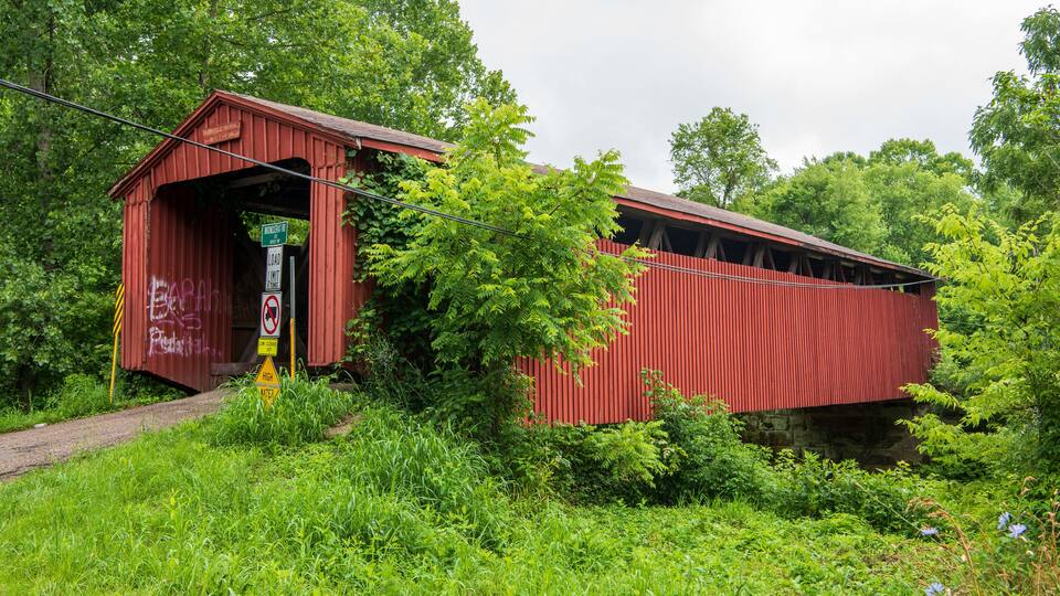 Kidwell Covered Bridge in Athens County, Ohio