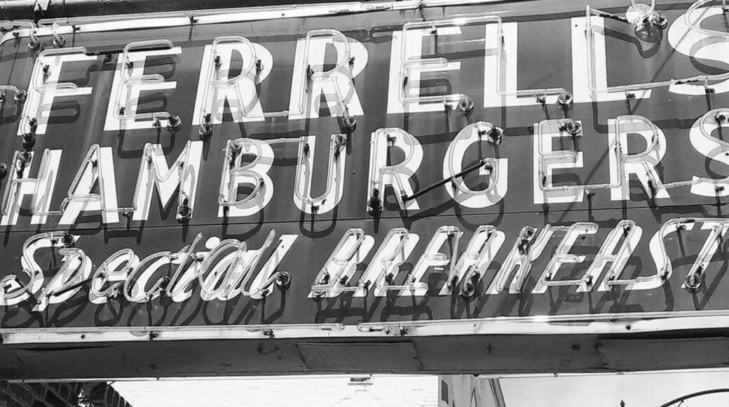 This tiny little diner has been opened since the 30s! A very simple menu of hamburgers and chips , and maybe 6 diner chairs , the atmosphere takes you back in time.and you wonder about the conversations had over coffee through the decades !