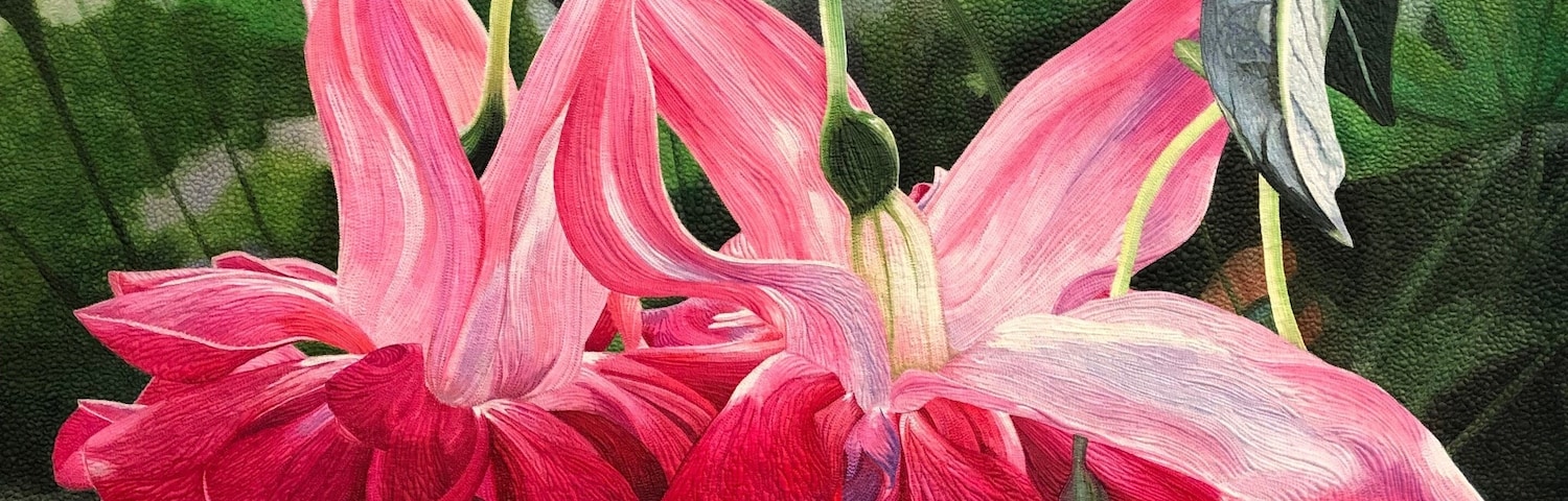 I’m not artistic at all but I appreciate those that are talented. Today I visited the National Quilt Museum in Paducah, KY and was simply amazed at the quilts on display. Believe it or not, this is a picture of a quilt. Wow, what talent.