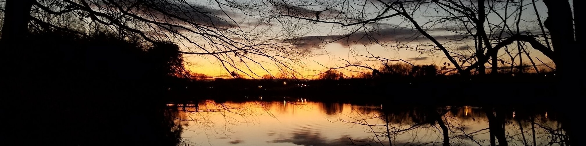 Out for a walk, got dark on us.
