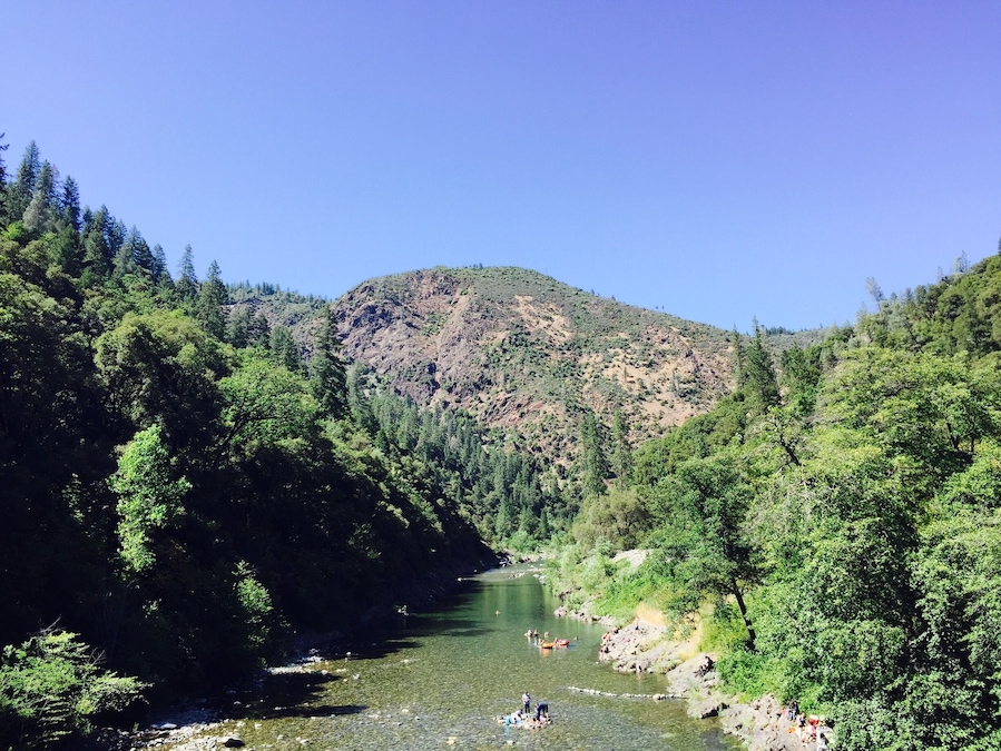 Easy current. Hiking trails. Campsites