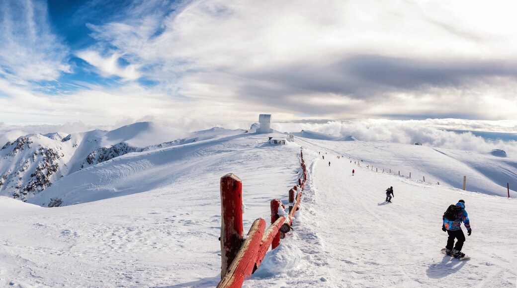 sunny day on the top of a mountain Helmos