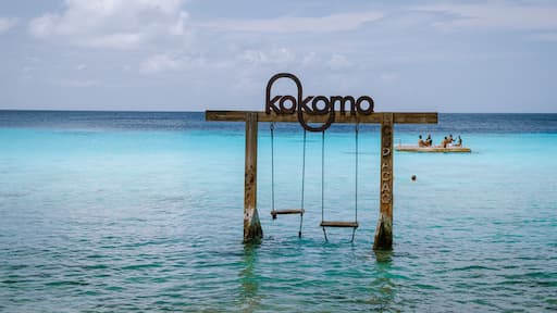 Curacao Caribbean Island, Kokomo Beach Views around the Caribbean island of Curacao on a bright day