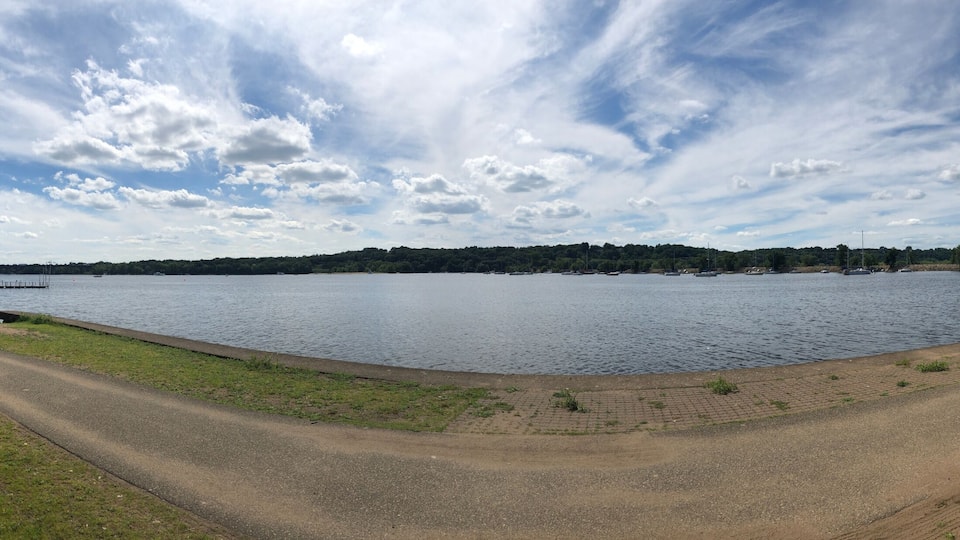scenic river view at Hudson, WI