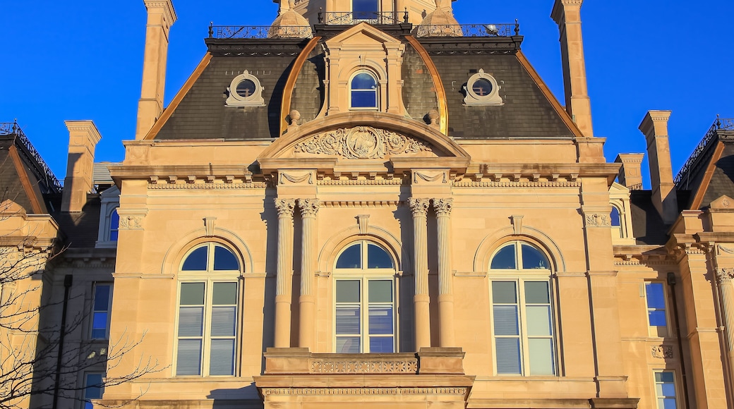 Historic Courthouse building in downtown, Terra Haute Indiana