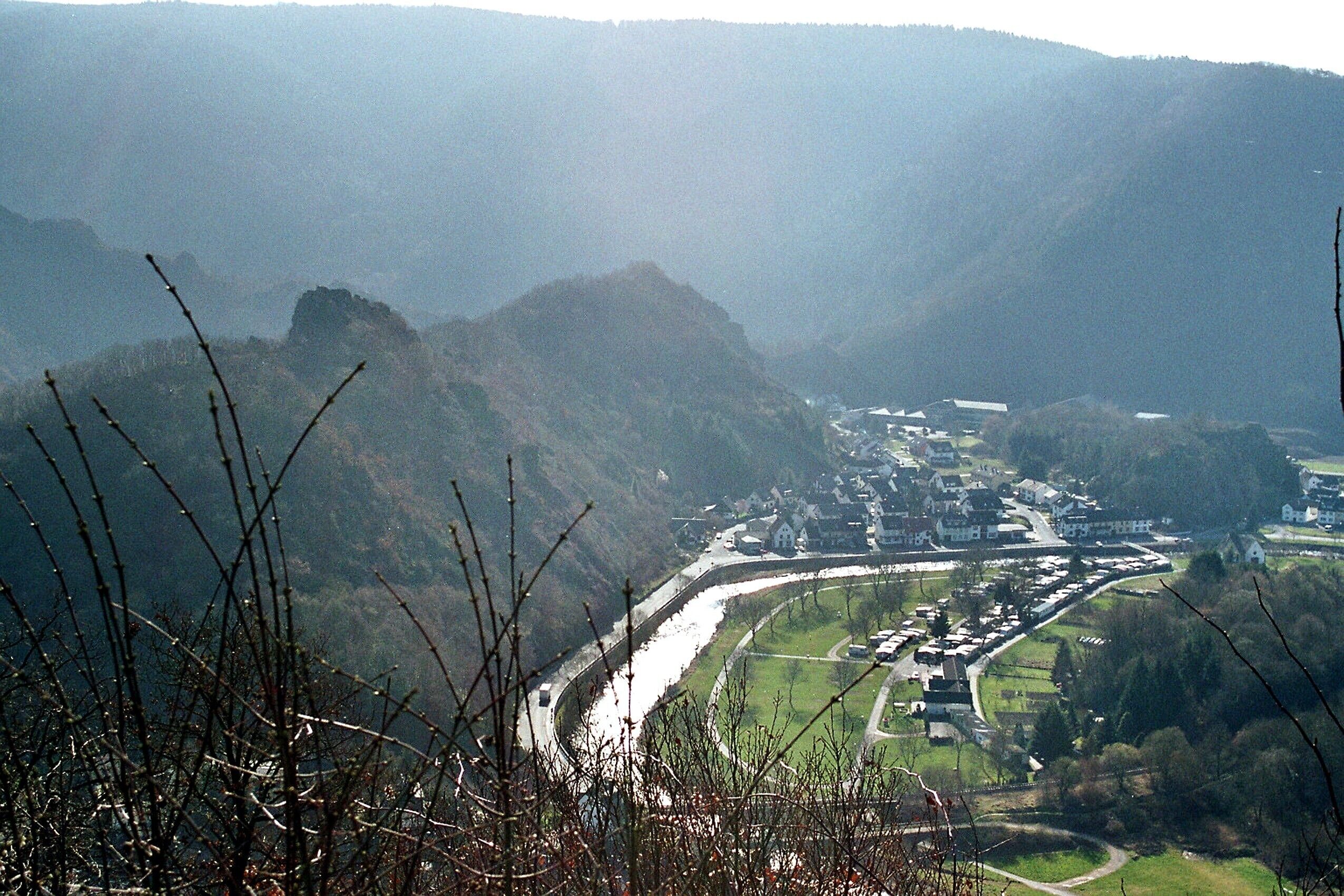 Altenahr, view to camping site