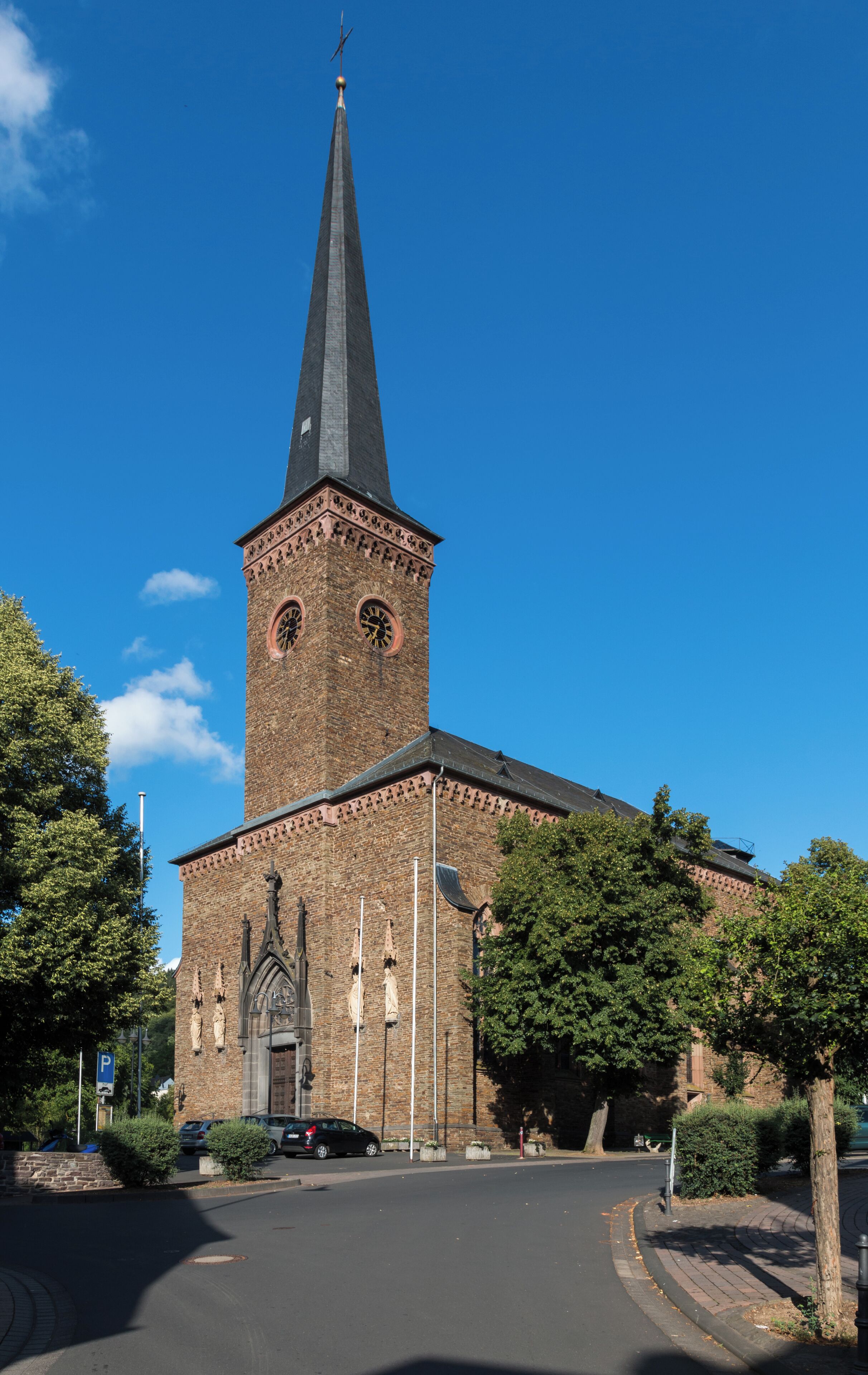 This is a photograph of an architectural monument. It is on the list of cultural monuments of Treis-Karden