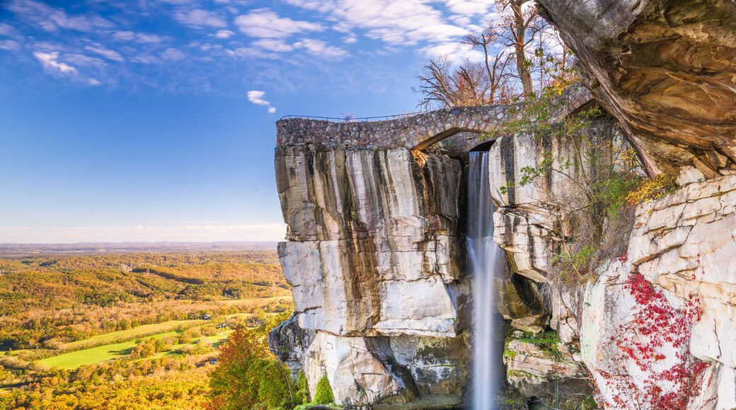 Lookout Mountain, Georgia, USA at High Falls during autumn.