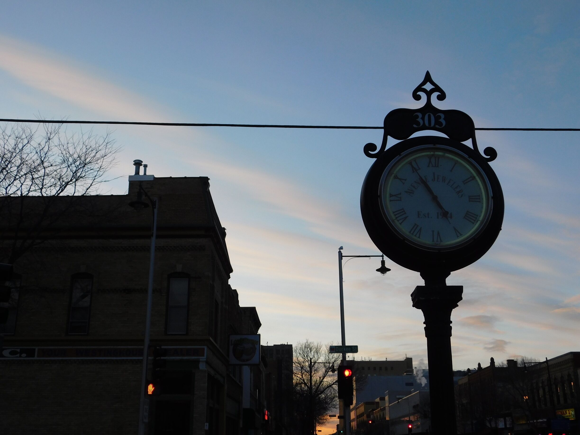 Beautiful sunset; Downtown Appleton is amazing.