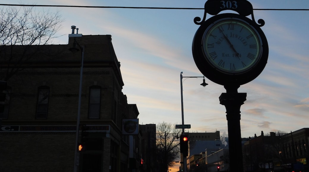 Beautiful sunset; Downtown Appleton is amazing.