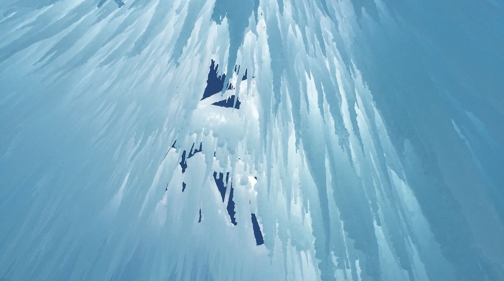Ice castle at Wi Dells.