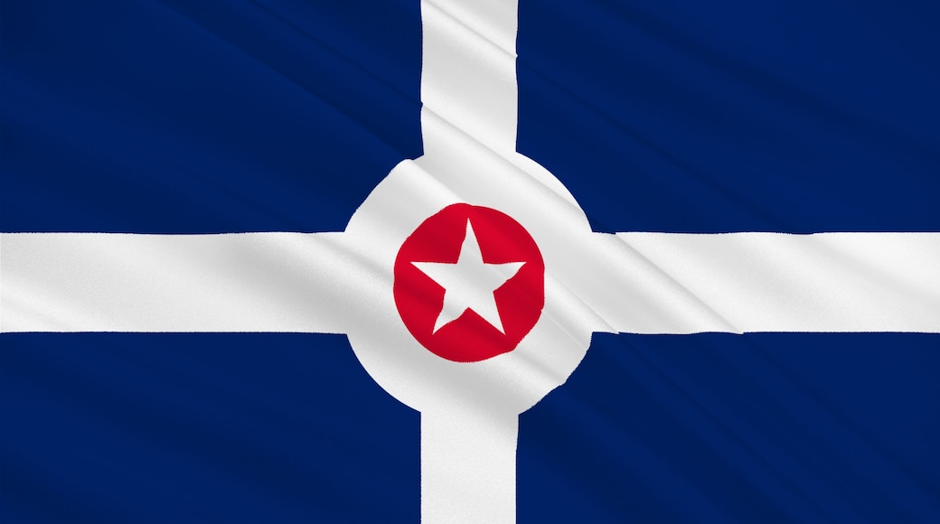 Flag of Indiana, USA