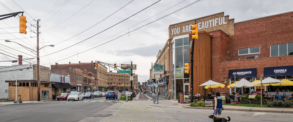 Downtown Indianapolis showing cuddly or friendly animals and street scenes as well as an individual femail