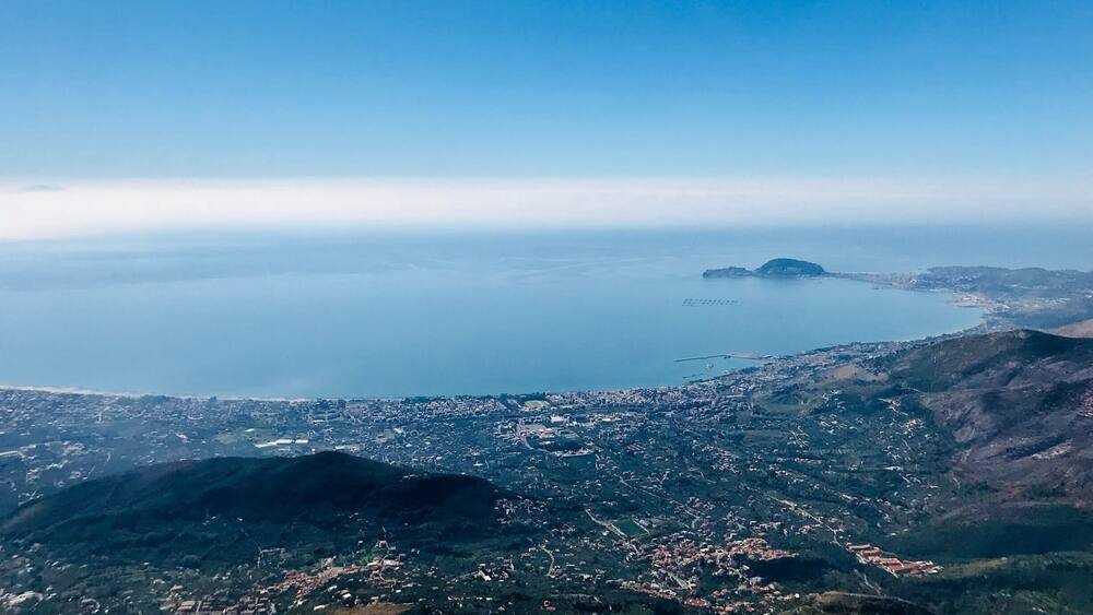 The view is amazing. A quick 3 mike hike to the top provides a breathtaking view of the Formia/Gaeta area.