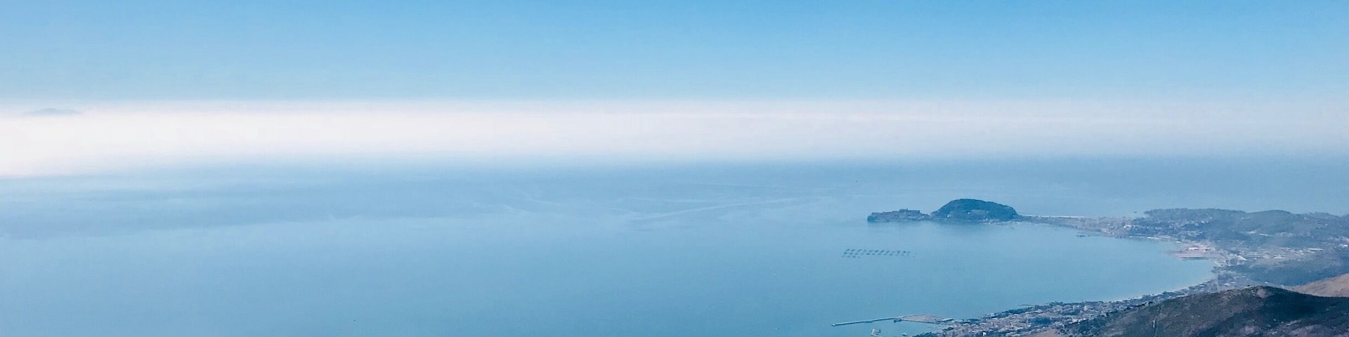 The view is amazing. A quick 3 mike hike to the top provides a breathtaking view of the Formia/Gaeta area.