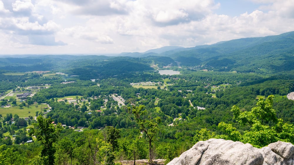 View of Caryville Tennessee from a Ridge