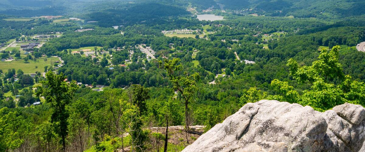 View of Caryville Tennessee from a Ridge