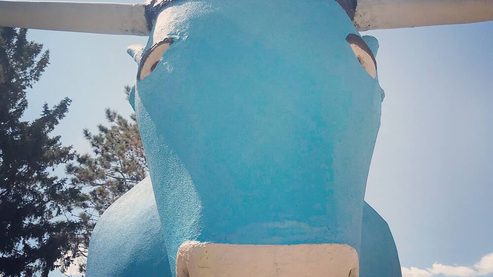 Never enough love for Big Blue Babe đ Larger than life!