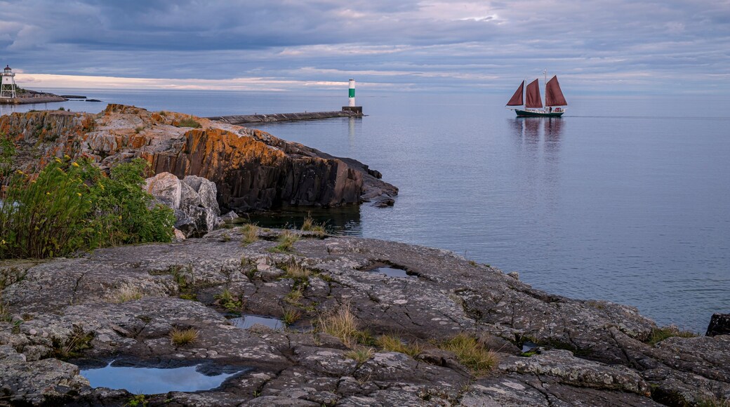 North Shore of Lake Superior at Grand Marais, MN
