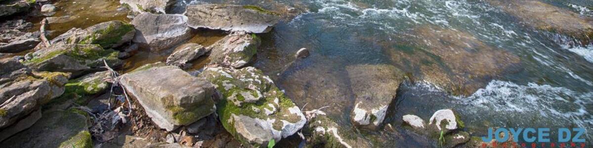 Minneopa Falls - Minneopa State Park is located about 5 miles west of Mankato on State Highway 68 and U.S. Highway 169. This park has a 0.5-mile (0.80 km) hiking trail around the falls area that a toddler can easily handle. More photos at http://joycedz.com/portfolio/hiking-the-minneopa-state-park/
