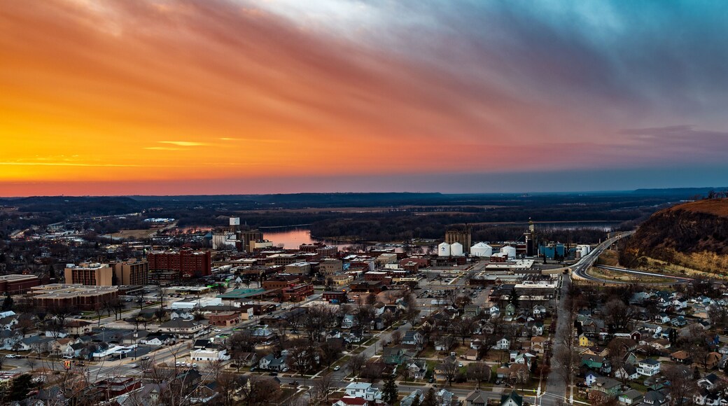 Sunset over Red Wing