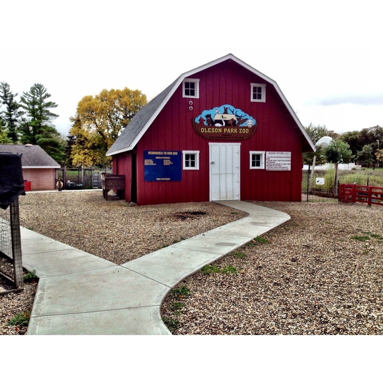 Cool little petting zoo located within Oleson Park.