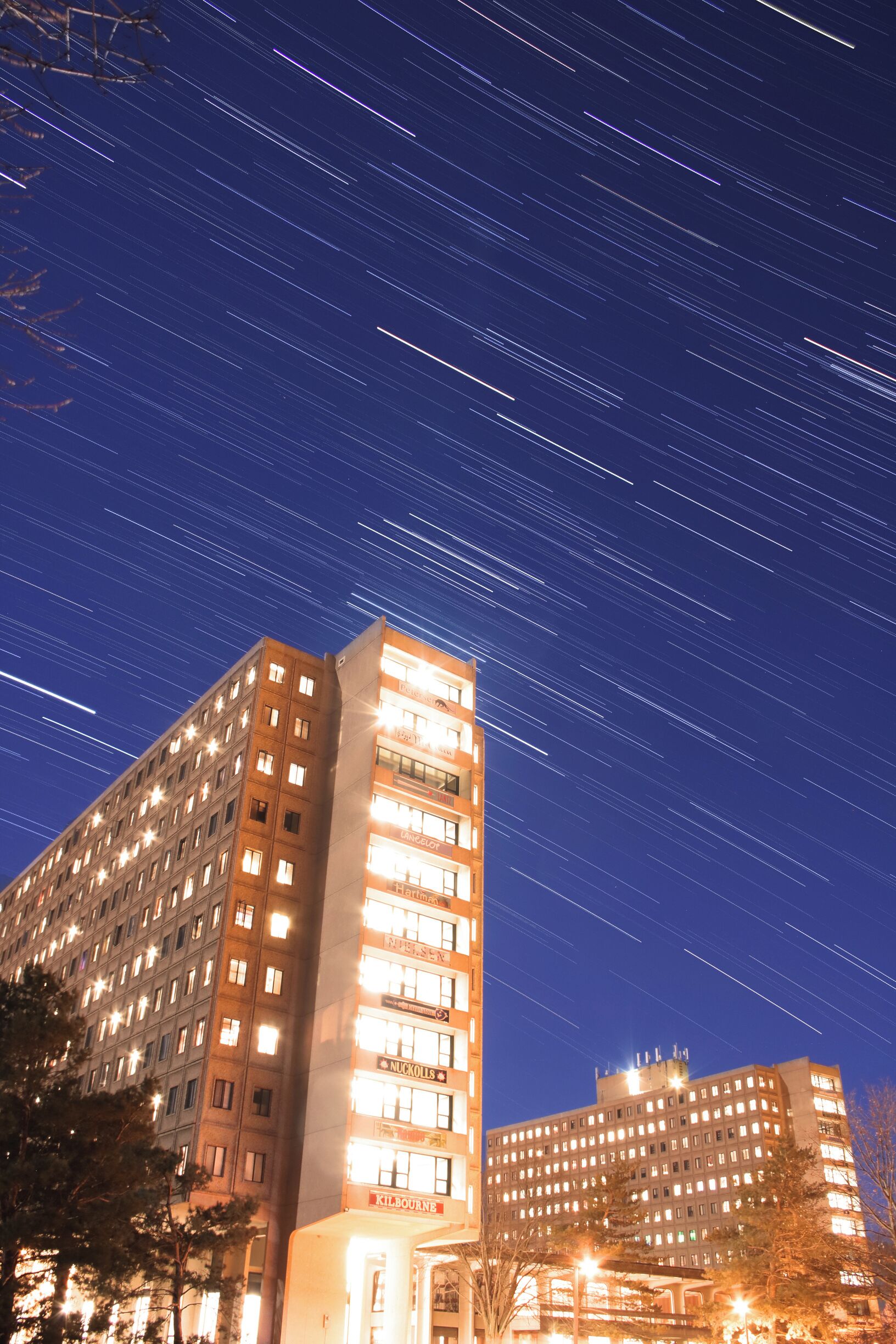 Star trails behind the towers dorms at Iowa State University

#stars #iowastate #astrophotography 