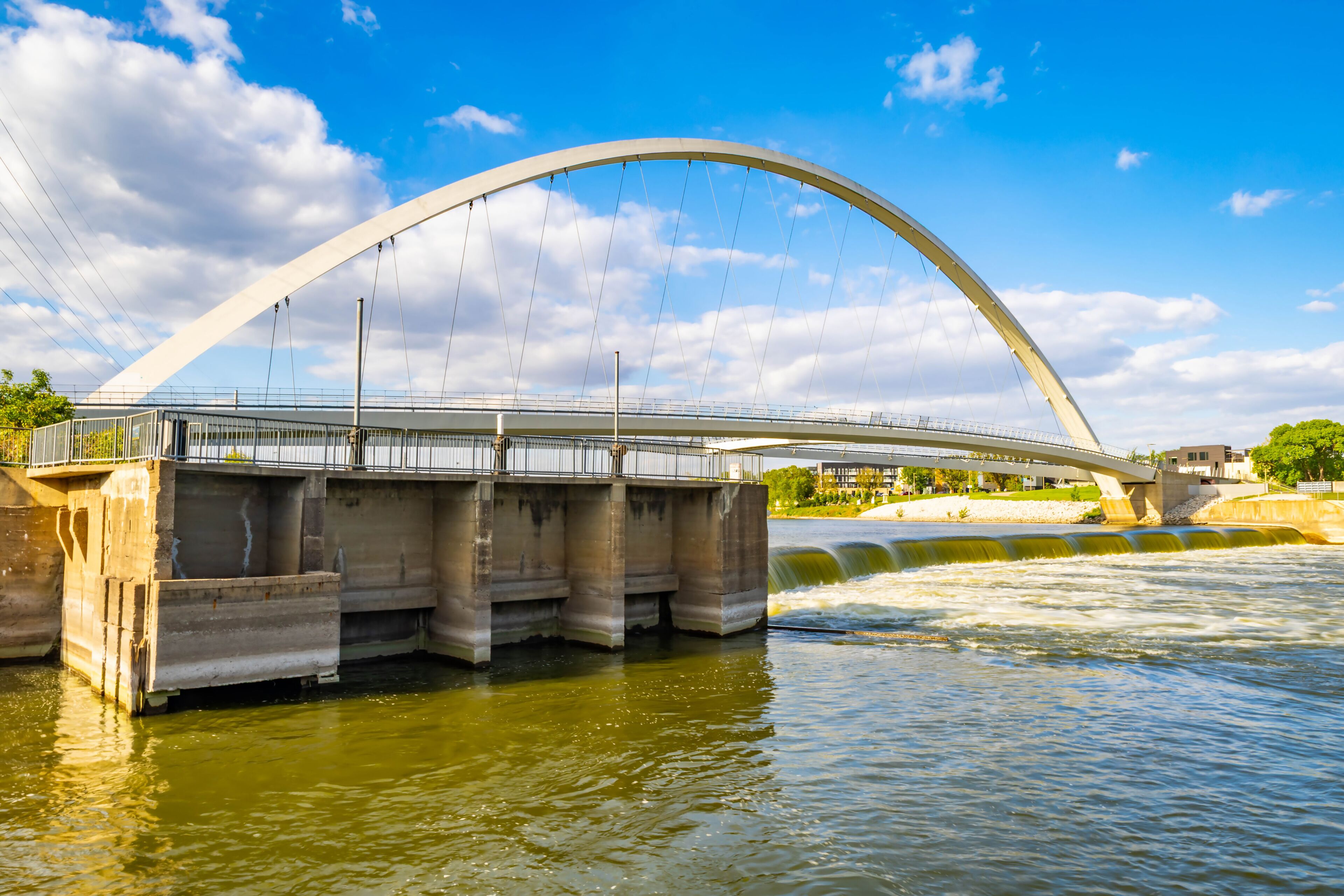 Iowa Women of Achievement Bridge Over Des Moines River