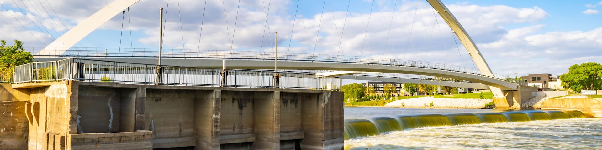 Iowa Women of Achievement Bridge Over Des Moines River