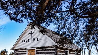 Historic Mars Hill Church in Iowa