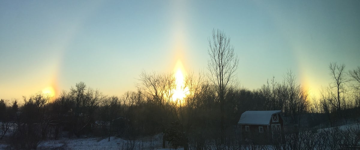Sun dog.