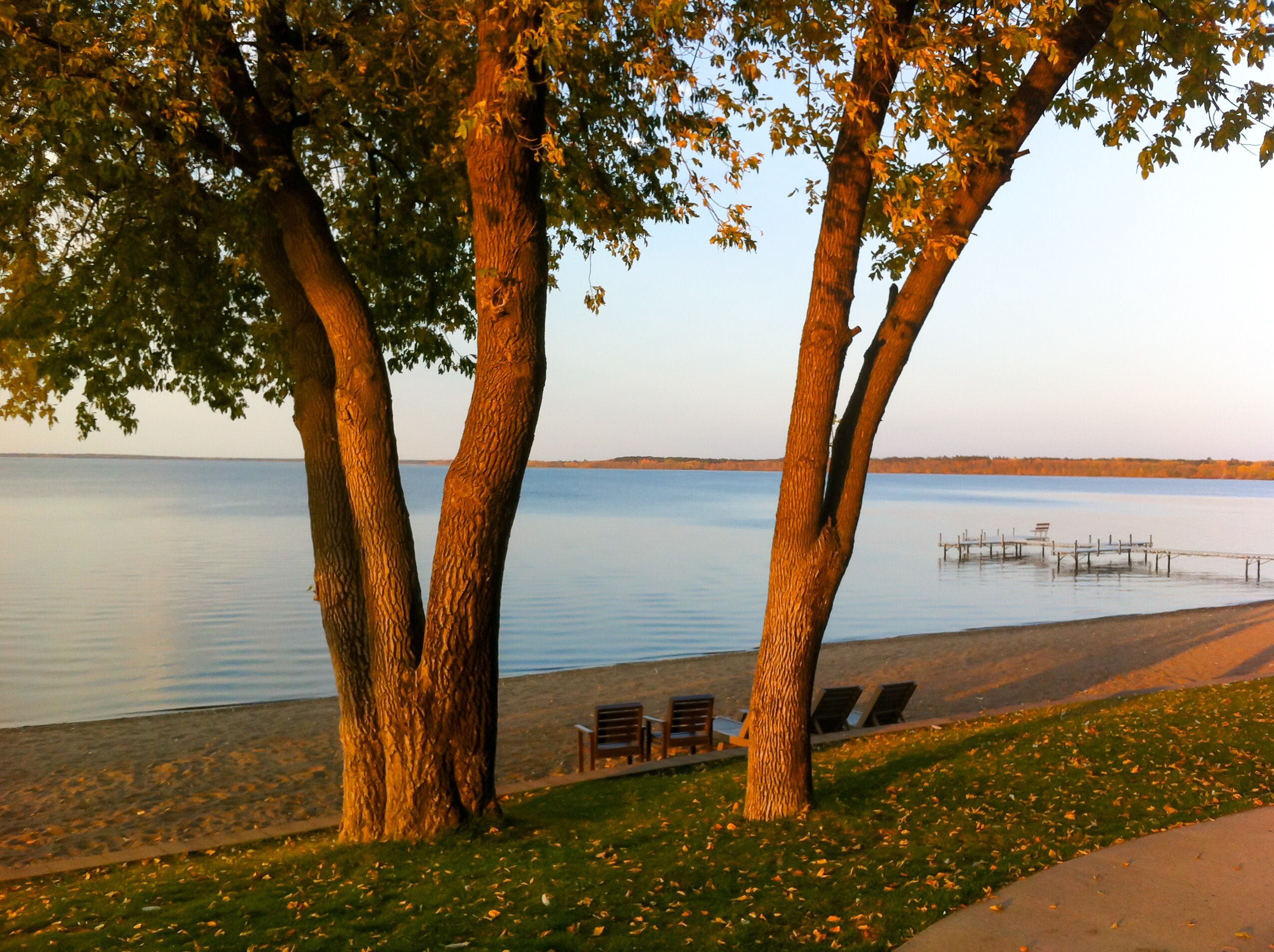 View of lakes in Detroit Lakes, Minnesota