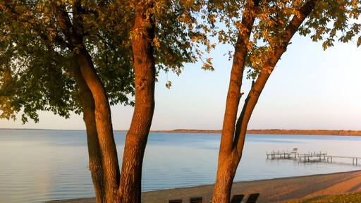 View of lakes in Detroit Lakes, Minnesota