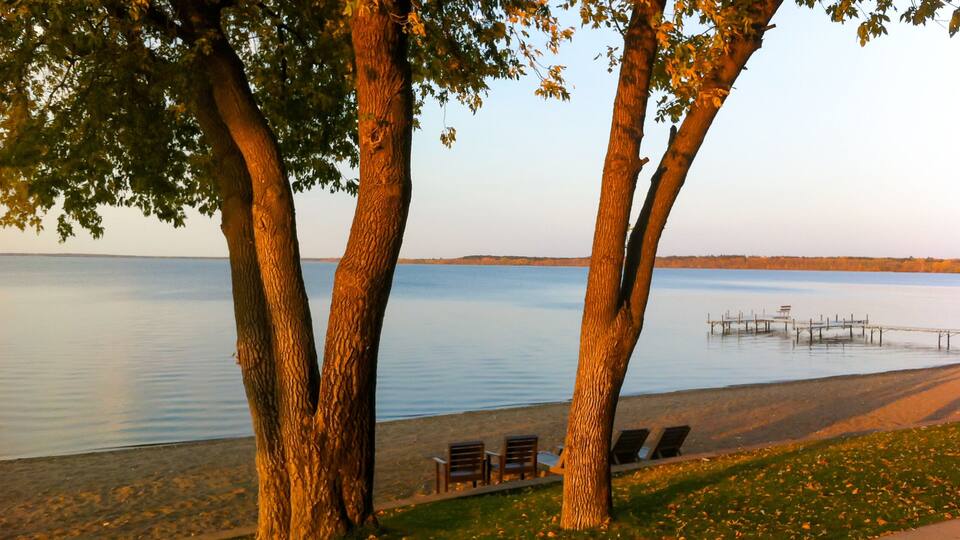 View of lakes in Detroit Lakes, Minnesota