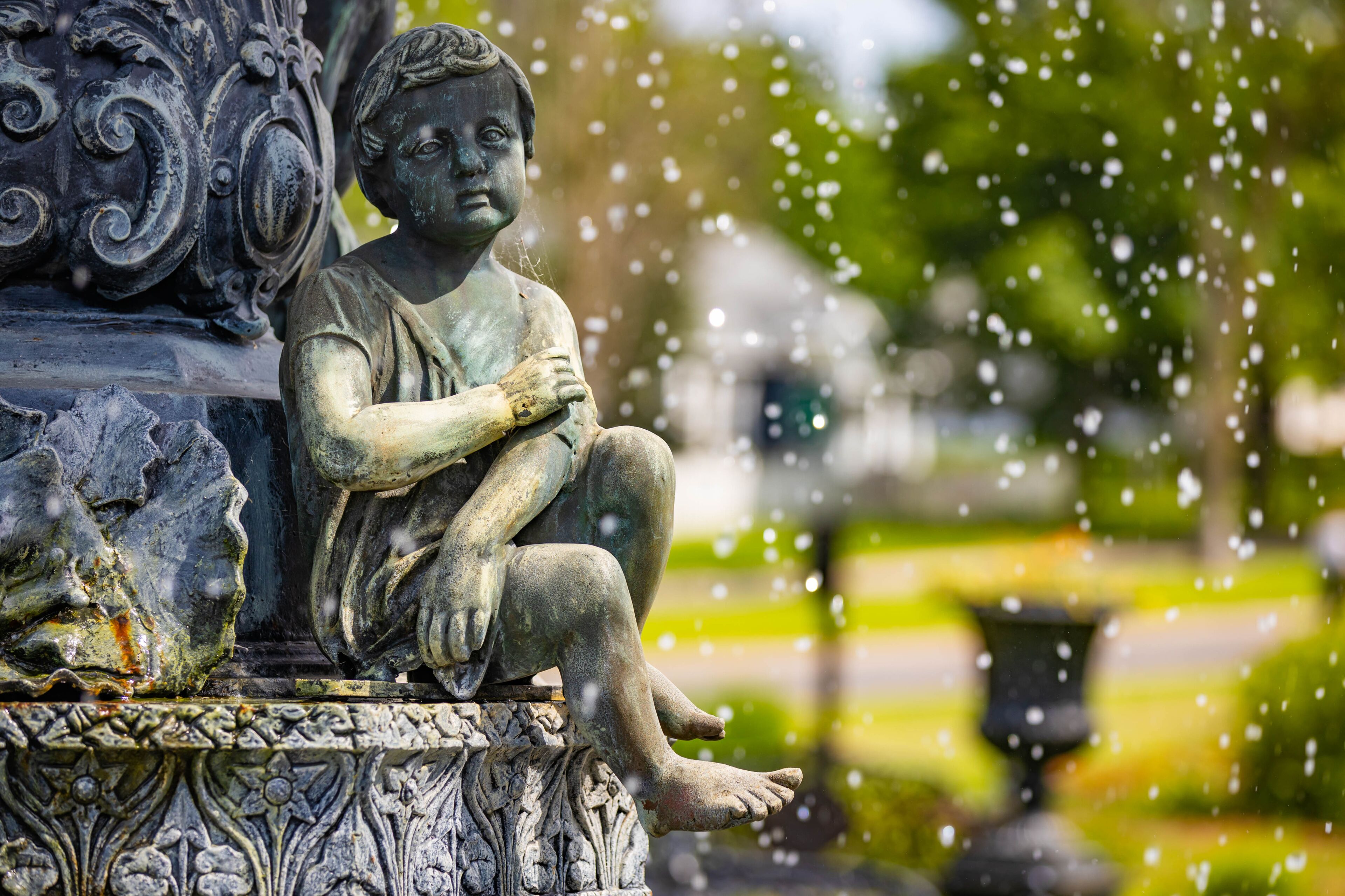 Sculptural Fountains at Munsinger Gardens